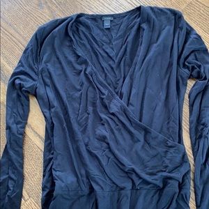 Barely worn jcrew size medium black bodysuit